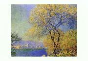 Claude Monet Antibes seen from the Salis Gardens France oil painting reproduction